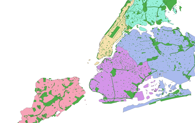 The 2029 parks of New York City